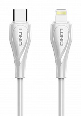 LDNIO  Lightning  USB-C LC611I, 30W PD, 1m,  6933138601105