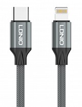 LDNIO  Lightning  USB-C LC442I, 30W PD, 2m,  6933138601440