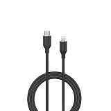 DEVIA cable Jelly USB-C - Lightning 1,2 m black (PD 27W)