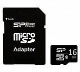 SILICON POWER   16GB micro SDHC, Class 10 SP016GBSTH010V10SP