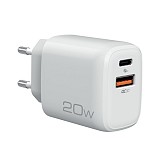 Universal   USB-A QC3.0 & USB-C PD3.0 20W,    NOD E-WALL AC20