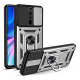 Bodycell Armor Slide Cover Case Oppo A9 2020 Silver