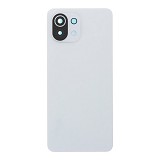 XIAOMI Mi 11 Lite 5G / Mi 11 Lite NE 5G - Battery cover + Adhesive + Camera Lens White Original