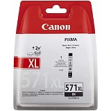 Canon  Inkjet CLI-571BK XL Black (Blister Pack) (0331C004) (CANCLI-571BKXLBLP)