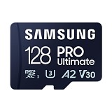 Samsung Pro Ultimate microSDXC 128GB Class 10 U3 V30 A2 UHS-I with USB Adapter (MB-MY128SB/WW) (SAMMB-MY128SB-WW)