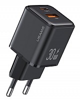 USAMS   US-CC189, USB & USB-C, 30W PD,  CC189TC01