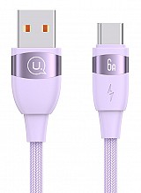 USAMS καλώδιο USB-C σε USB US-SJ630, 66W, 480Mbps, 1.2m, μωβ SJ630USB03