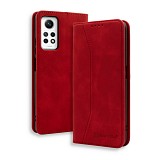 Bodycell Book Case Pu Leather Xiaomi Note 12 Pro 4G Red