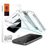 Tempered Glass Full Face Spigen Glas.tR EZ-FIT Apple iPhone 15 Plus (2 .)