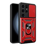 Bodycell Armor Slide Cover Case Samsung S24 Ultra Red