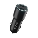 Devia car charger Smart PD 2x USB-C 40W black