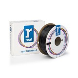 REAL PETG 3D Printer Filament - Black - Spool of 3Kg - 1.75mm (REALPETGBLACK3KG)