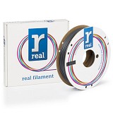 REAL PLA 3D Printer Filament - Gray- spool of 0.5Kg ? 2.85mm (REALPLATGRAY500MM285)