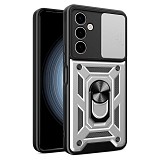 Bodycell Armor Slide Cover Case Samsung A25 Silver