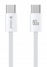 CELEBRAT  USB-C U600, 60W, 480Mbps, 1m,  U600-WH