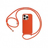 Apple iPhone 11 Testa Strap Silicone Design 1 Orange