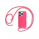 Apple iPhone 11 Testa Strap Silicone Design 1 Pink