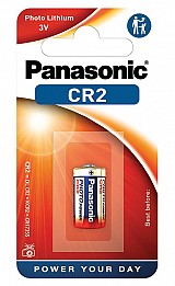 PANASONIC μπαταρία λιθίου, CR2, 3V, 1τμχ 5025232016082