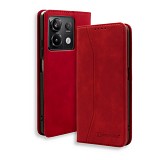 Bodycell Book Case Pu Leather Xiaomi Note 13 Pro 5G/Poco X6 5G Red