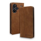 Bodycell Book Case Pu Leather Xiaomi Note 13 Pro Plus 5G Brown