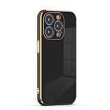 Bodycell Gold Plated Silicon iPhone 15 Pro Max Black