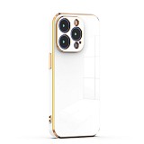 Bodycell Gold Plated Silicon iPhone 15 Pro Max White