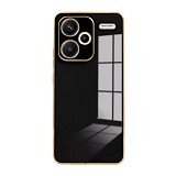 Bodycell Gold Plated Silicon Xiaomi Note 13 Pro Plus Black