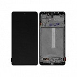 Samsung Galaxy M52S Lcd+Touch+Frame Black ORIGINAL