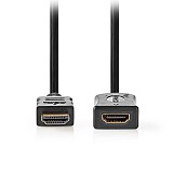   High speed HDMI with Ethernet, HDMI . - HDMI .,   , 2.00m NEDIS CVGL34090BK20