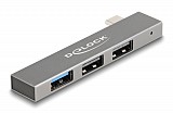 DELOCK USB hub 64274, 3x , 10Gbps, USB-C ,  64274