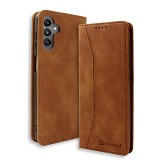 Bodycell Book Case Pu Leather Samsung A35 5G Brown