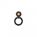 Ring Holder Flower Black