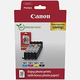 Canon  Inkjet CLI-581 CMYK (2106C006) (CANCLI-581PMP)