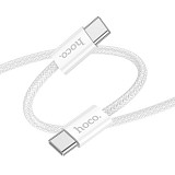 HOCO - X104 cable Type C to Type C PD QC3.0 3A 60W 2m white