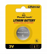 POWERTECH   PT-1208, CR2032, 3V, 1 PT-1208