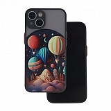 Apple iPhone 15 Trendy Silicone Travel Black