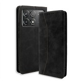 Bodycell Book Case Pu Leather Xiaomi Poco F6 Pro 5G Black