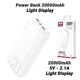 Power Bank 20000mAh Light Display 0824.032