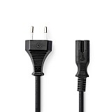 Nedis Euro - IEC C7 Cable 2m  (PCGB11040BK20) (NEDPCGB11040BK20)