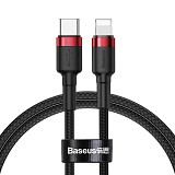 Baseus Cafule Lightning Braided USB-C to Lightning Cable 18W  1m  (CATLKLF-91) (BASCATLKLF-91)