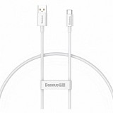 Baseus Cable USB do USB-C Superior 100W 0.25m (white) (P10320102214-00) (BASP10320102214-00)