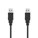 Nedis USB 2.0 Cable USB-A Male to USB-A Male 3m (CCGL60000BK30) (NEDCCGL60000BK30)