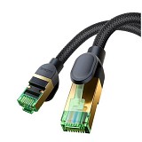 Baseus Καλώδιο Δικτύου Ethernet RJ45 Cat.8 με Πλεκτό Περίβλημα. 40Gbps 8m Μαύρο (B0013320C111-06) (BASB0013320C111-06)