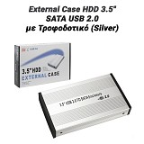 External Case HDD 3.5'' SATA USB 2.0   (Silver) 0924.129