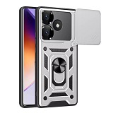 Bodycell Armor Slide Cover Case Xiaomi Poco F6 5G  Silver