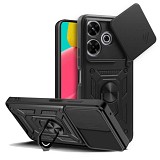 Bodycell Armor Slide Cover Case Xiaomi Poco M6 4G/M6 Plus 5G/Redmi 13 Black