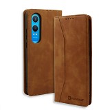 Bodycell Book Case Pu Leather Oneplus Nord CE 4 Lite 5G Brown