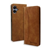 Bodycell Book Case Pu Leather Samsung A06 Brown