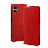 Bodycell Book Case Pu Leather Samsung A06 Red