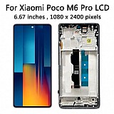 Xiaomi Poco M6 Pro 4G/Redmi Note 13 Pro 4G Lcd+Touch+Frame Purple ORIGINAL